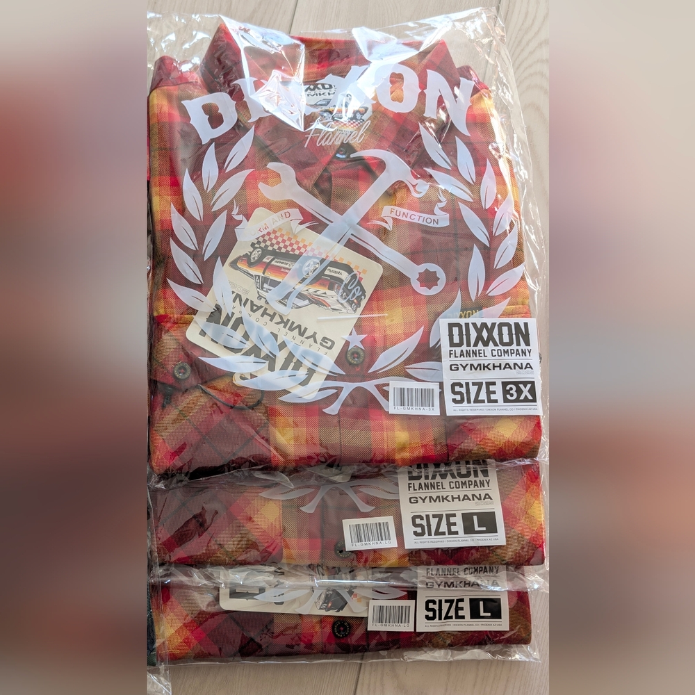 DIXXON Flannel Gymkhana Large Men's New In Bag *Sold Out Online*